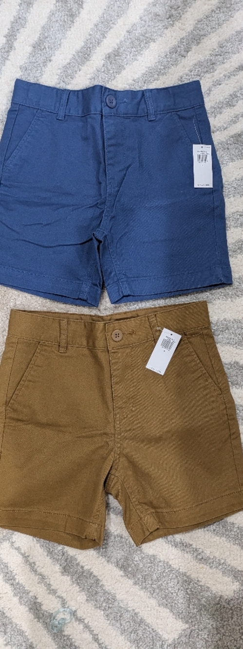 Blue and Brown Casual Shorts Duo size 6